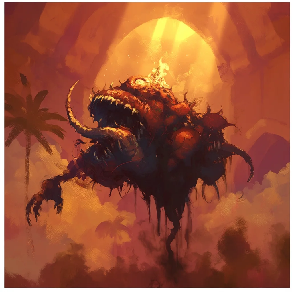 Abomination des Royaumes Exterieurs - Monstre Cogneur Daggerheart SRD Tier 4 | Bestiaire JDR